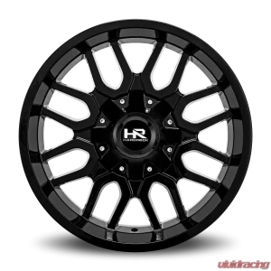 Hardrock Offroad Commander Aluminum Wheel 20x10 8x165.1 -19 125.2 Gloss Black - Image 1