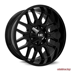 Hardrock Offroad Commander Aluminum Wheel 22x10 5x127/139.7 -19 108 Gloss Black - Image 1