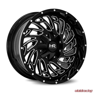 Hardrock Offroad Attack Aluminum Wheel 20x10 8x170 -19 125.2 Gloss Black Milled - Image 2