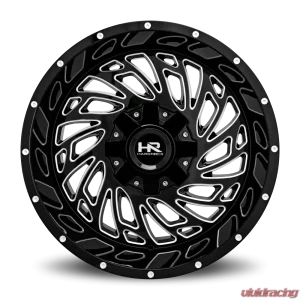 Hardrock Offroad Attack Aluminum Wheel 20x12 5x127/139.7 -51 87 Gloss Black Milled - Image 1