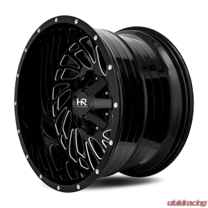 Hardrock Offroad Attack Aluminum Wheel 20x12 5x150 | 5x139.7 | 5x5.5 -51 110.3 Gloss Black Milled - Image 3