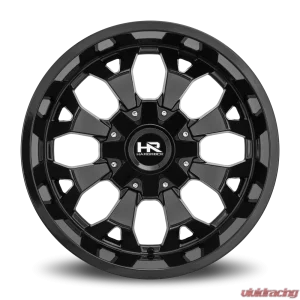 Hardrock Offroad Devastator Aluminum Wheel 22x10 5x127/139.7 -25 87 Gloss Black - Image 1