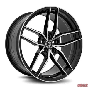 Curva Concepts CFF25 Flow Forged Wheels 20x10 5x114.3 40mm Gloss Black Machine Face - Image 1