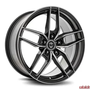 Curva Concepts CFF25 Flow Forged Wheels 18x9.5 35mm Gun Metal Machine Face - Image 1