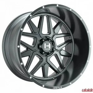 Hostile Diablo Wheel 24x12 5x127 | 5x5 -44mm Asphalt Black - Image 1