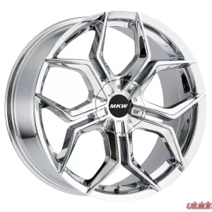 MKW M121 Wheel 22x9 5x115|5x120 18mm Chrome - Image 1