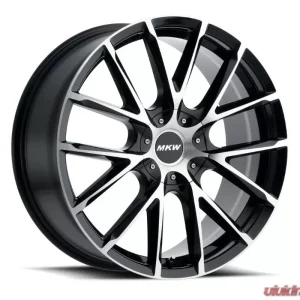 MKW M123 Wheel 22x9 6x135|6x139 35mm Gloss Black Machined - Image 1