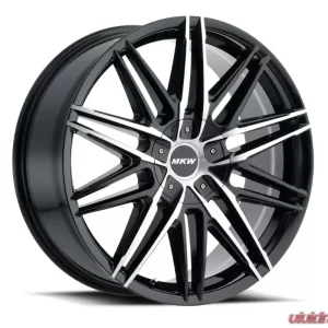 MKW M124 Wheel 22x9 6x139 18mm Gloss Black Machined - Image 1