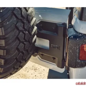 Body Armor 4x4 Black Reinforced Tire Carrier Jeep Wrangler JL 2018-2023 - Image 2