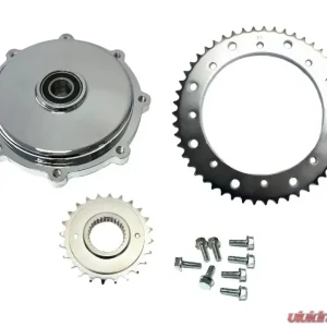 HardDrive Chrome Crush Chain Conversions Kit Harley Davidson FLH | FLT 2009-2016 - Image 1