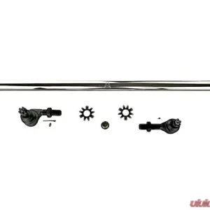 Apex Chassis 1 Ton Drag Link Kit Polished Aluminum YesFlip Jeep Wrangler JK 2007-2018 - Image 1