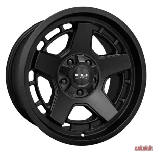 HD Off-Road Atlas Wheel 17x9 5x150 | 5x139.7 | 5x5.5 0mm All Satin Black - Image 1