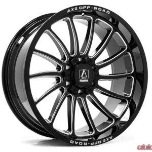 Axe Wheels CHRONUS 12x22 8x180 125.2 -44mm Gloss Black Milled - Image 1