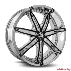 Diablo DNA Wheel 22x8.5 Blank 18 73.1 Chrome - Image 1