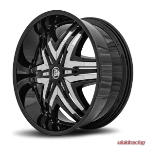 Diablo Elite Wheel 24x10 Blank 12 78.1 Gloss Black - Image 2