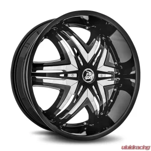 Diablo Elite Wheel 22x8.5 Blank 38 73.1 Gloss Black - Image 1