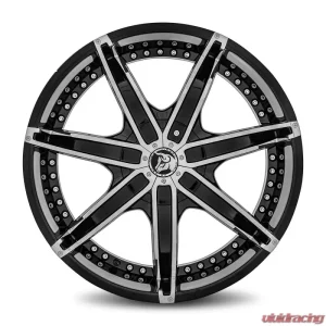Diablo Wheels DNA Wheel 22x9.5 Blank 40 73.1 Gloss Black - Image 2