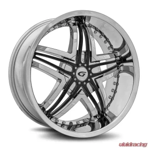 Diablo Blitz Wheel 22x8.5 Blank 38 73.1 Chrome - Image 1
