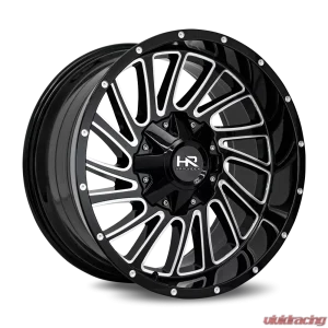Hardrock Offroad Overdrive Wheel 20x10 6x135/139.7 -19 108 Gloss Black Milled - Image 1