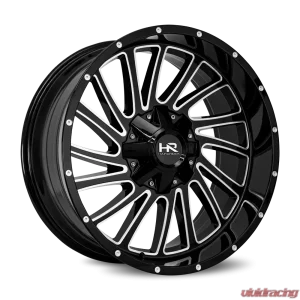 Hardrock Offroad Overdrive Wheel 22x10 5x150 | 5x139.7 | 5x5.5 -25 110.3 Gloss Black Milled - Image 1