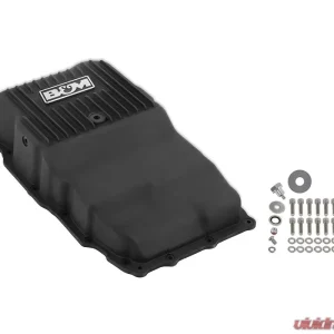 B&M Aluminum Black Anodized Hi-Tek Heavy Duty Deep Transmission Pan GM 10L80 2017-2023 - Image 1
