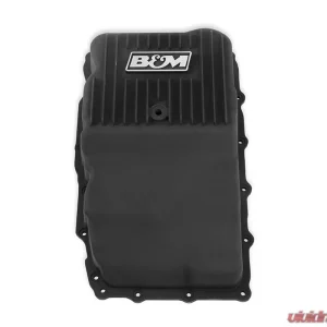 B&M Aluminum Black Anodized Hi-Tek Heavy Duty Deep Transmission Pan GM 10L80 2017-2023 - Image 2