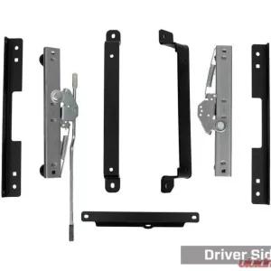 PRP Seats Seat Mount Kit Pair for Kawasaki KRX 2020-2023 C70, Black Steel - Image 1