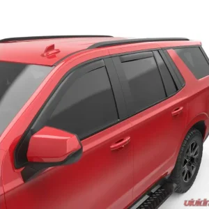 EGR Matte Black Front | Rear Set In-Channel Window Visors Chevrolet Tahoe 2021-2023 - Image 1