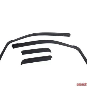 EGR Matte Black Front | Rear Set In-Channel Window Visors Jeep Cherokee 2014-2022 - Image 1