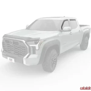 EGR Matte Black Front | Rear Set In-Channel Window Visors Toyota Tundra 2022-2024 - Image 3