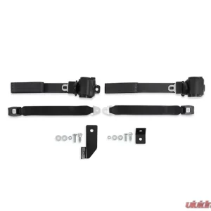 Brothers Trucks Black 3 Point Seat Belt Kit Chevrolet C10 | GMC C15 1967-1972 - Image 1