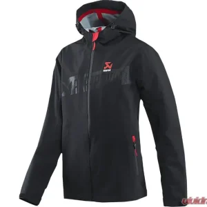 Akrapovic Small Black Womens Corpo Rain Jacket - Image 1