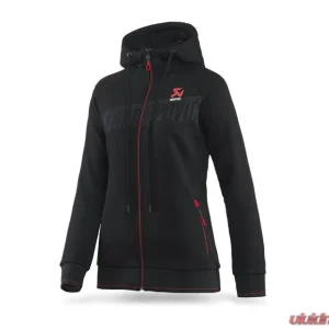 Akrapovic Large Black Womens Corpo Zip Hoodie - Image 1