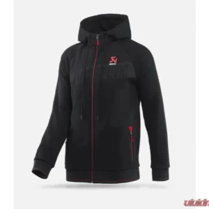 Akrapovic Large Black Mens Corpo Zip Hoodie - Image 1
