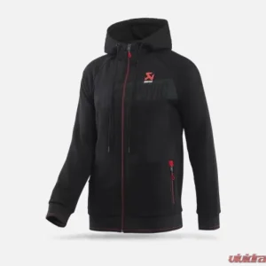 Akrapovic Large Black Mens Corpo Zip Hoodie - Image 2
