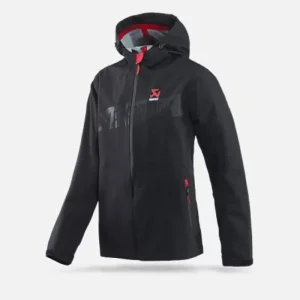 Akrapovic Black XL Mens Corpo Rain Jacket - Image 2