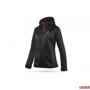 Akrapovic Small Black Womens Corpo Softshell Jacket - Image 1