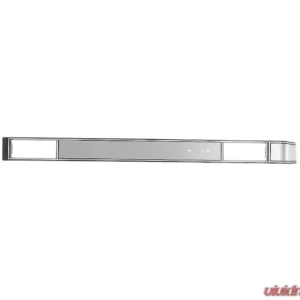 Brothers Trucks Black Aluminum Dash Pad Molding w/ A/C Chevrolet | GMC Truck 1981-1987 - Image 1