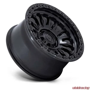 FUEL FC857 Rincon Wheel 17x9 5x127 | 5x5 1mm Matte Black w/ Gloss Black Lip - Image 2