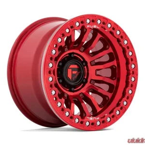 FUEL FC125 Rincon Beadlock Wheel 17x9 5x127 | 5x5 -38mm Candy Red - Image 1