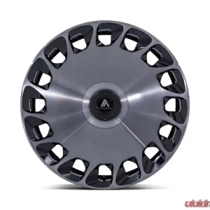 Asanti ABL-45 Aristocrat Wheel 24x10 Blank 15mm Gloss Black Machined Face w/DDT - Image 3