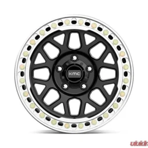 KMC KM235 Grenade Crawl Beadlock Wheel 18x9 Blank -24mm Satin Black - Image 3