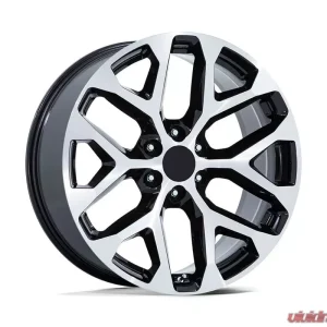 OE Creations PR177 Wheel 26x10 6x139.7 24mm Gloss Black Machined Face - Image 1