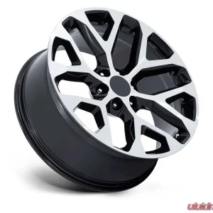 OE Creations PR177 Wheel 26x10 6x139.7 24mm Gloss Black Machined Face - Image 2