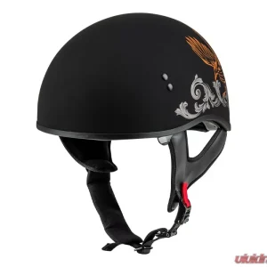 GMAX HH-65 Corvus Helmet Matte Black/Silver/Orange - 2X-Large - Image 1