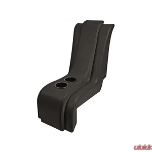Brothers Trucks Black Sport Custom Cup Holders Console w/ Red Stitching Chevrolet | GMC C10 1967-1972 - Image 1