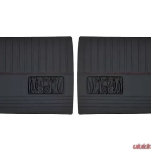 Brothers Trucks Black Sport Custom Door Panels w/ Black Stitching Chevrolet | GMC Truck 1947-1954 - Image 2