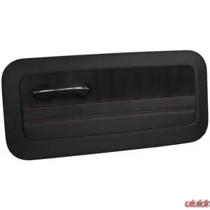 Brothers Trucks Black Sport Custom Door Panels w/ Black Stitching Chevrolet | GMC C10 1960-1966 - Image 1