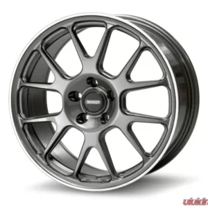 Neuspeed iSWEEP CP12 Wheel 18x8.0 5x112 +45mm Gloss Racing Graphite w/ Machined Lip - Image 1