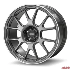 Neuspeed iSWEEP CP12 Wheel 18x9.0 5x112 +45mm Gloss Racing Graphite w/ Machined Lip - Image 1